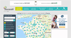 Desktop Screenshot of les-terrains.com