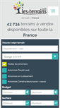Mobile Screenshot of les-terrains.com