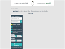 Tablet Screenshot of les-terrains.com